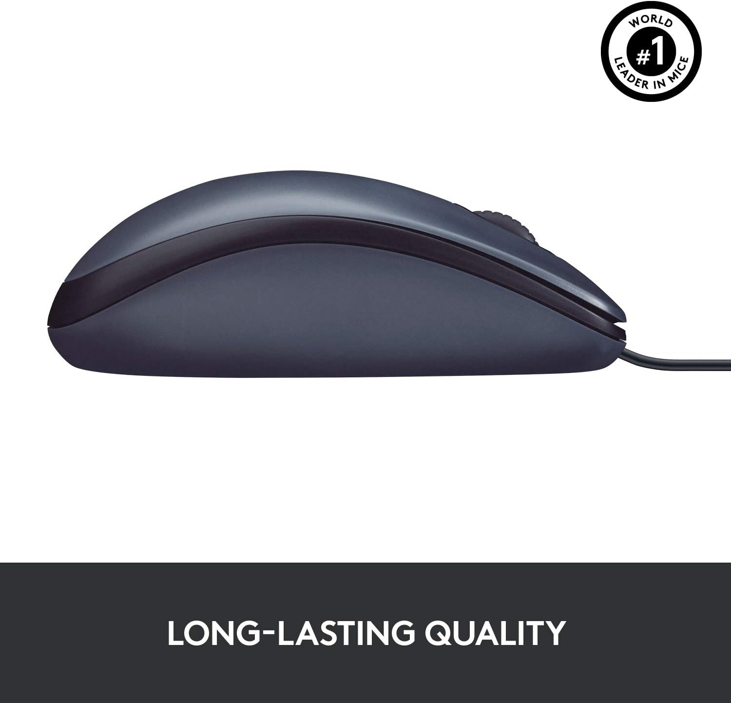 image:imageLogitech B100 Wired Mouse for Computer and Laptop USB Corded Mouse Right or Left Hand Use Black