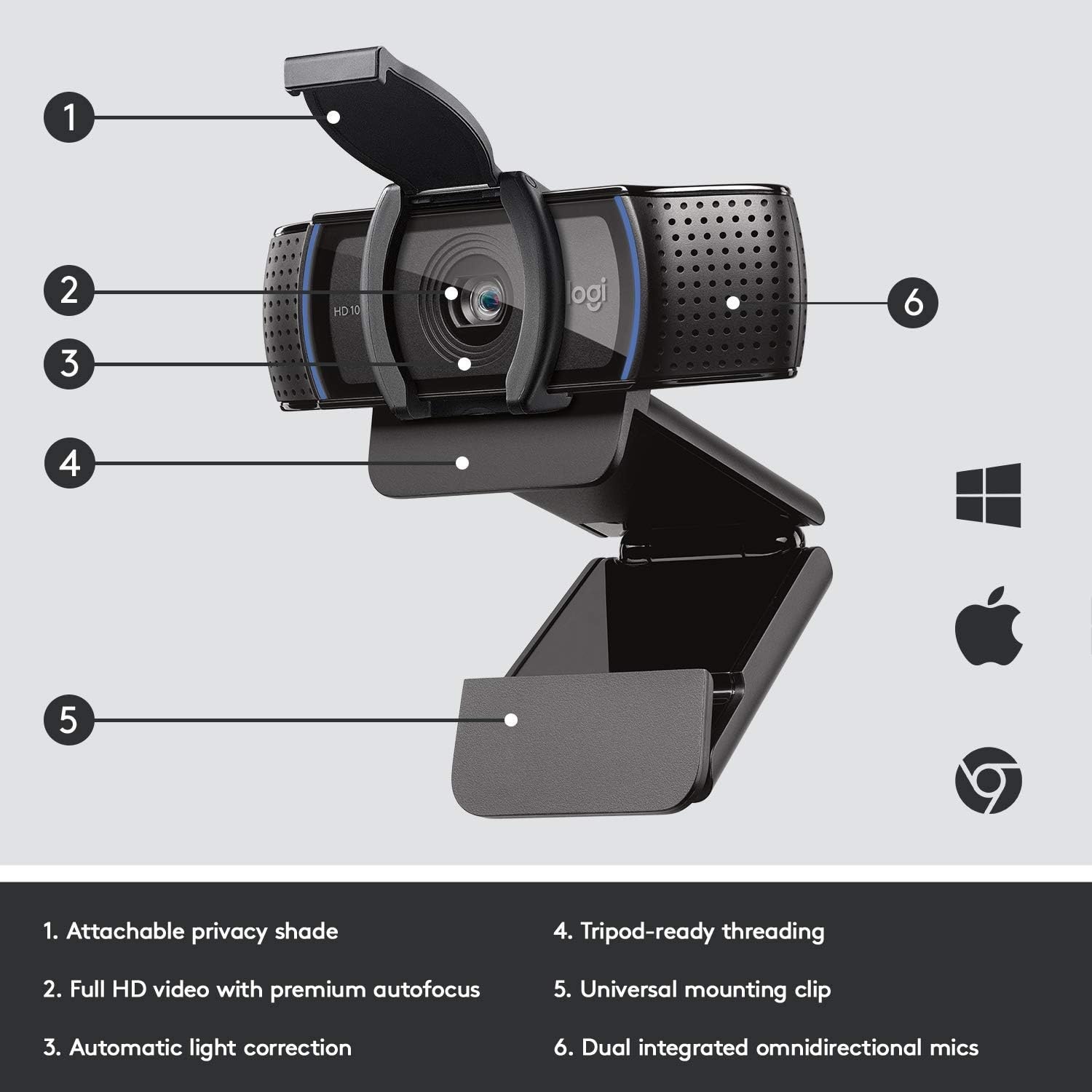 image:imageLogitech C920e Business Webcam Renewed