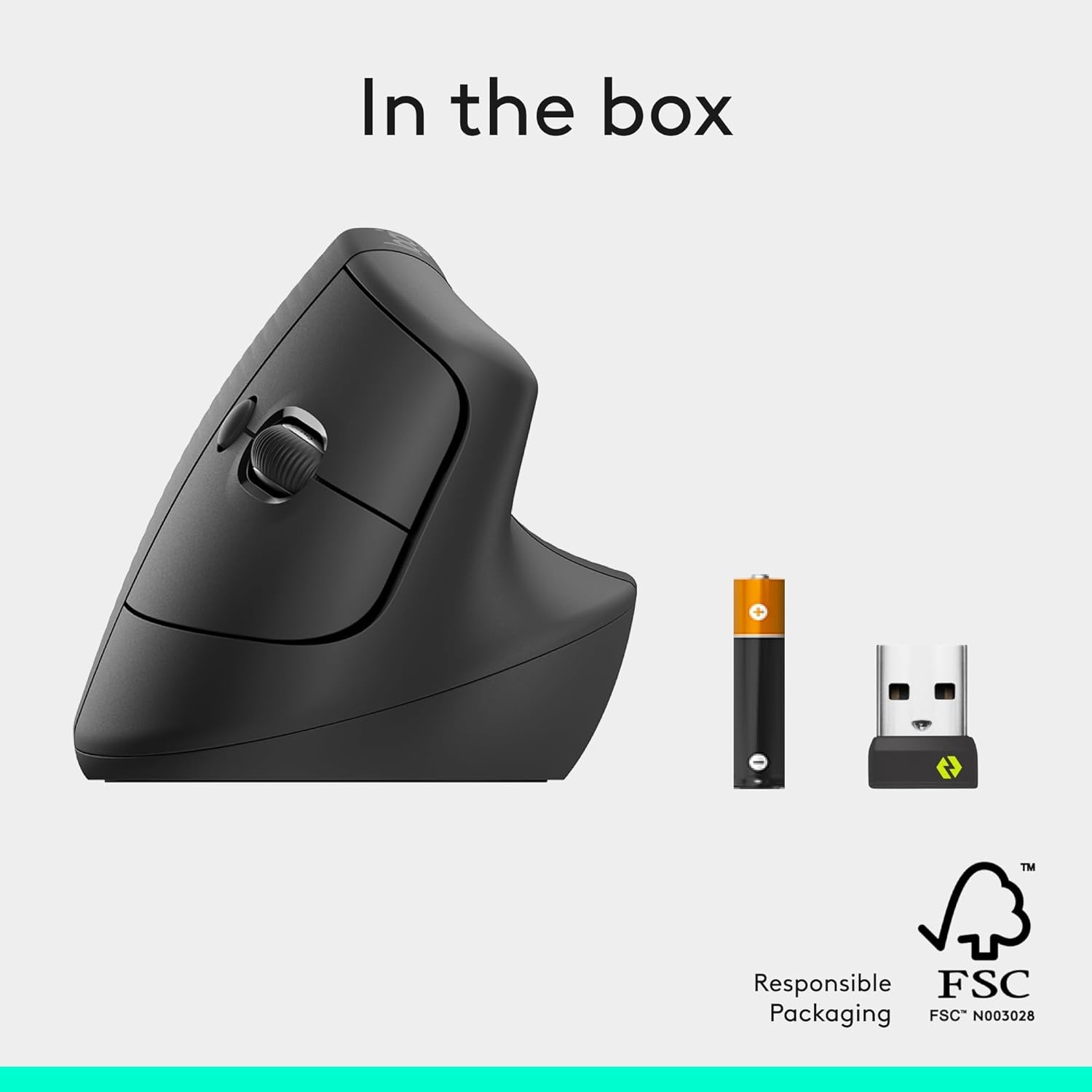 image:imageLogitech Lift Vertical Ergonomic Mouse Wireless Bluetooth or Logi Bolt USB Receiver Quiet clicks 6 Buttons Compatible with WindowsmacOSiPadOS Laptop PC Graphite