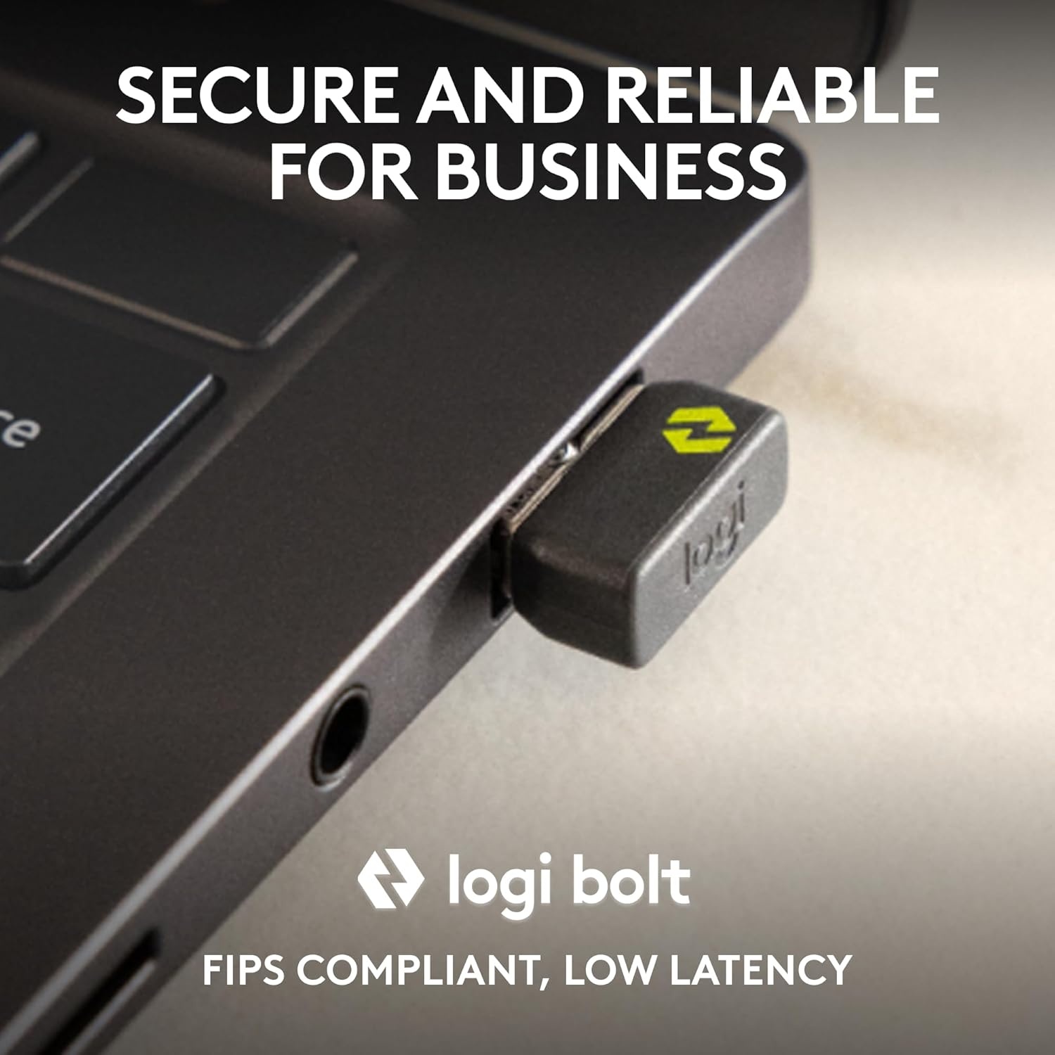image:imageLogitech M240 for Business Silent Wireless Mouse Secure Logi Bolt USB Receiver Bluetooth Globally Certified for Windows Mac Chrome Linux iPadOS Android GraphiteOne Size