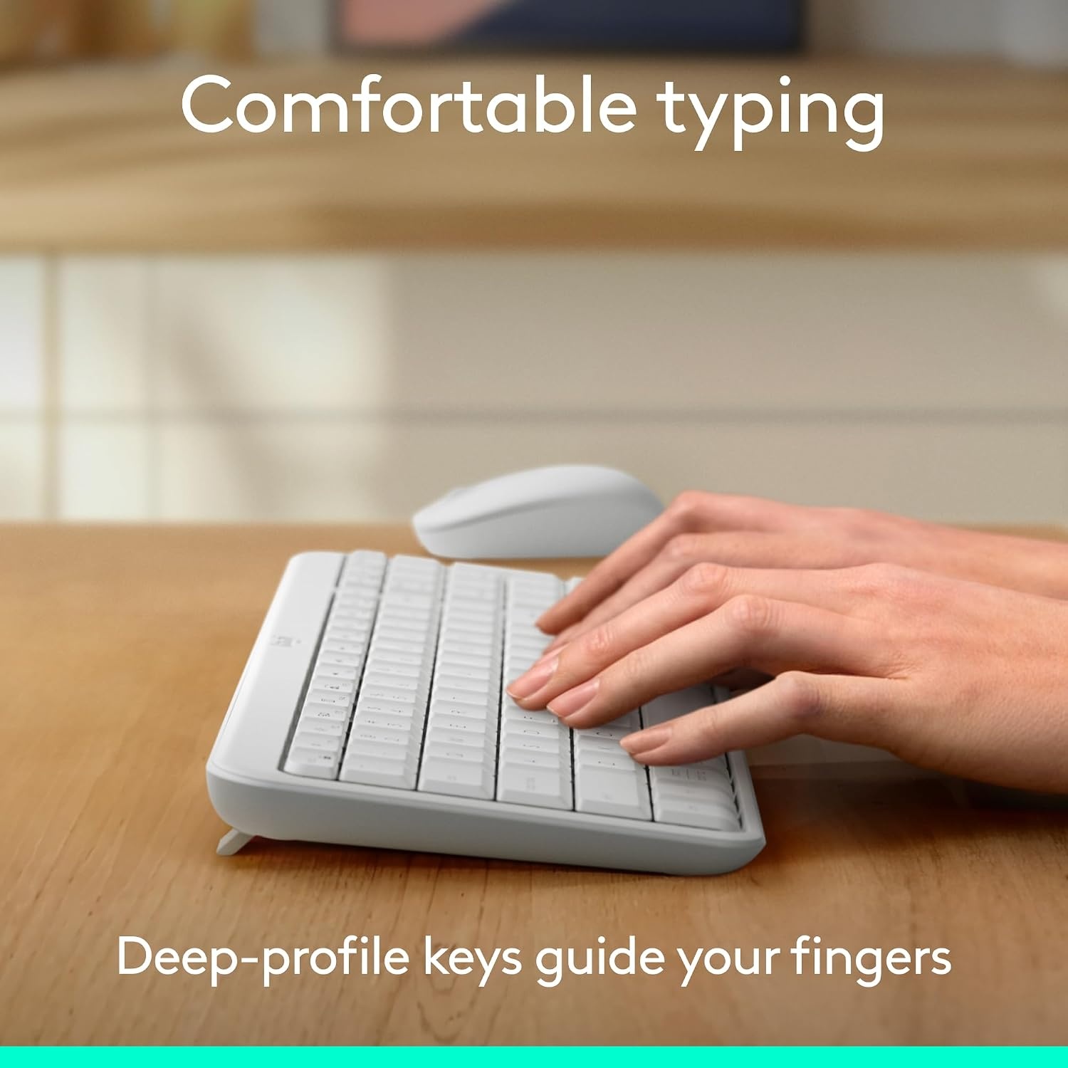 image:imageLogitech MK250 Bluetooth Wireless Mouse and Keyboard Combo Fast amp Easy Connectivity Compact Wireless Keyboard Ambidextrous Mouse Durable Build WindowsMacOS RoseWhite