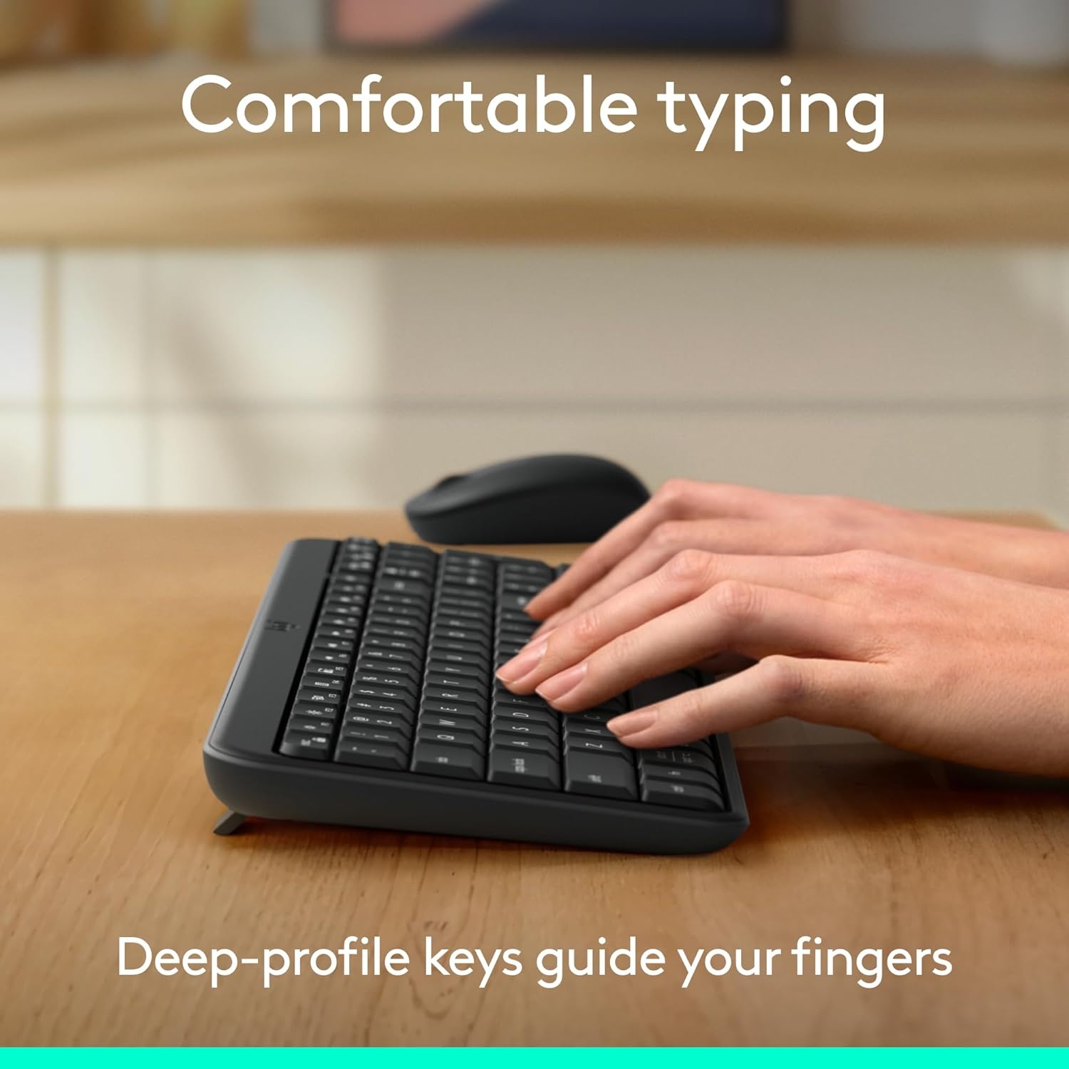 image:imageLogitech MK250 Bluetooth Wireless Mouse and Keyboard Combo Fast amp Easy Connectivity Compact Wireless Keyboard Ambidextrous Mouse Durable Build WindowsMacOS RoseRose