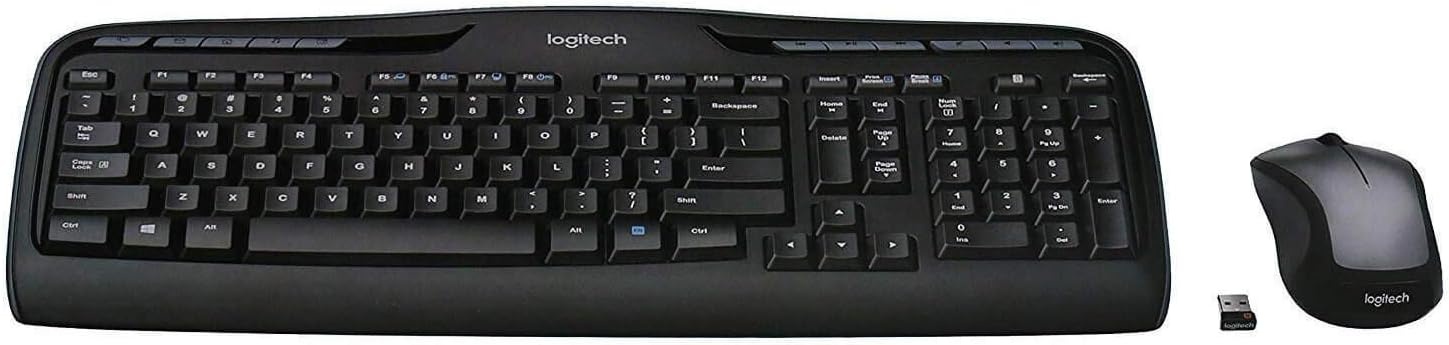 image:imageLogitech MK335 Wireless Keyboard and Mouse Combo H390 Wired Headset
