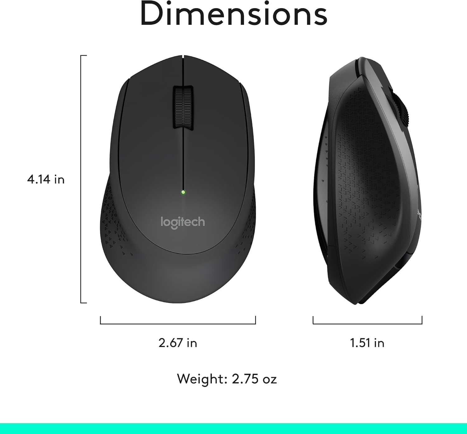 image:imageLogitech MK345 Wireless Keyboard and Mouse Combo with Palm Rest 24 GHz USB Receiver Compatible with PC Laptop BlackCombo
