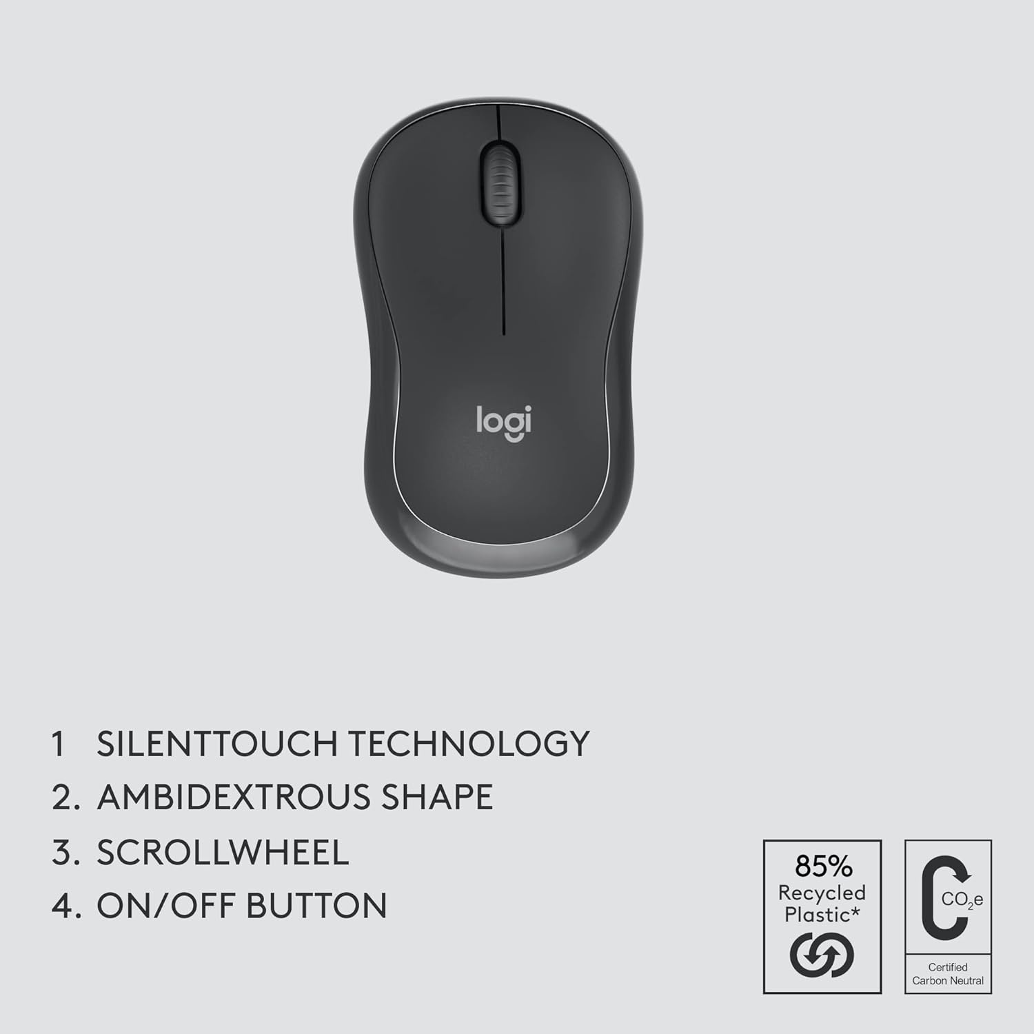 image:imageLogitech MK370 Combo for Business Wireless FullSize Keyboard and Wireless Mouse Secure Logi Bolt USB Receiver Bluetooth Globally Certified WindowsMacChrome Linux GraphiteOne Size