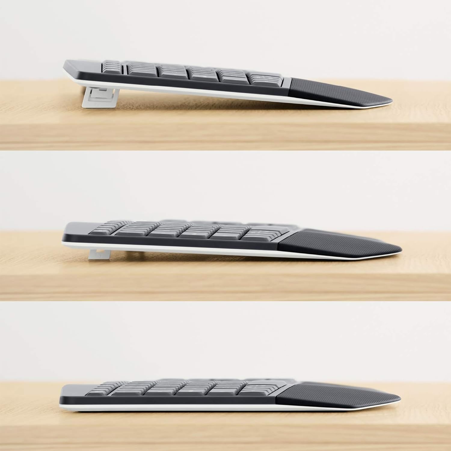 image:imageLogitech MK850 Performance Wireless Keyboard and Mouse Combo for Windows macOS amp ChromeOS Bluetooth amp 24 GHz USB Receiver FullSize Ergonomic Keyboard MultiDevice Cushioned Palm Rest GraphiteOne Size Pack of 4