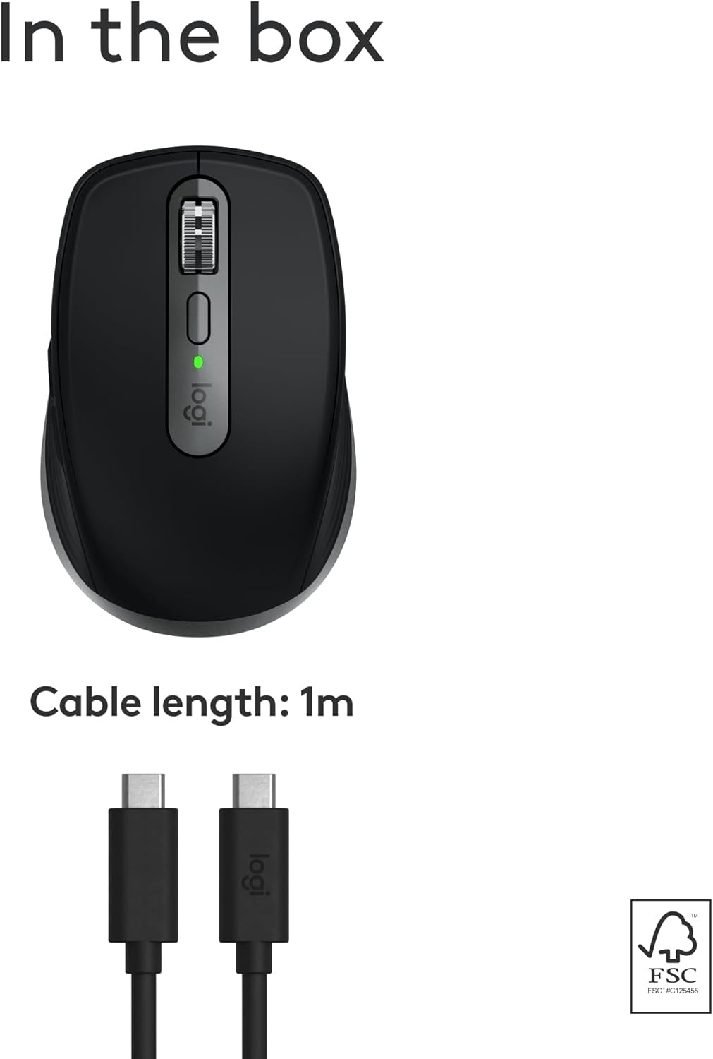 image:imageLogitech MX Anywhere 3S for Mac Compact Wireless Bluetooth Mouse 8K DPI AnySurface Tracking Quiet Clicks USB C Wireless Mouse for MacBook Pro MacBook Air iMac iPad Space GreySpace Grey