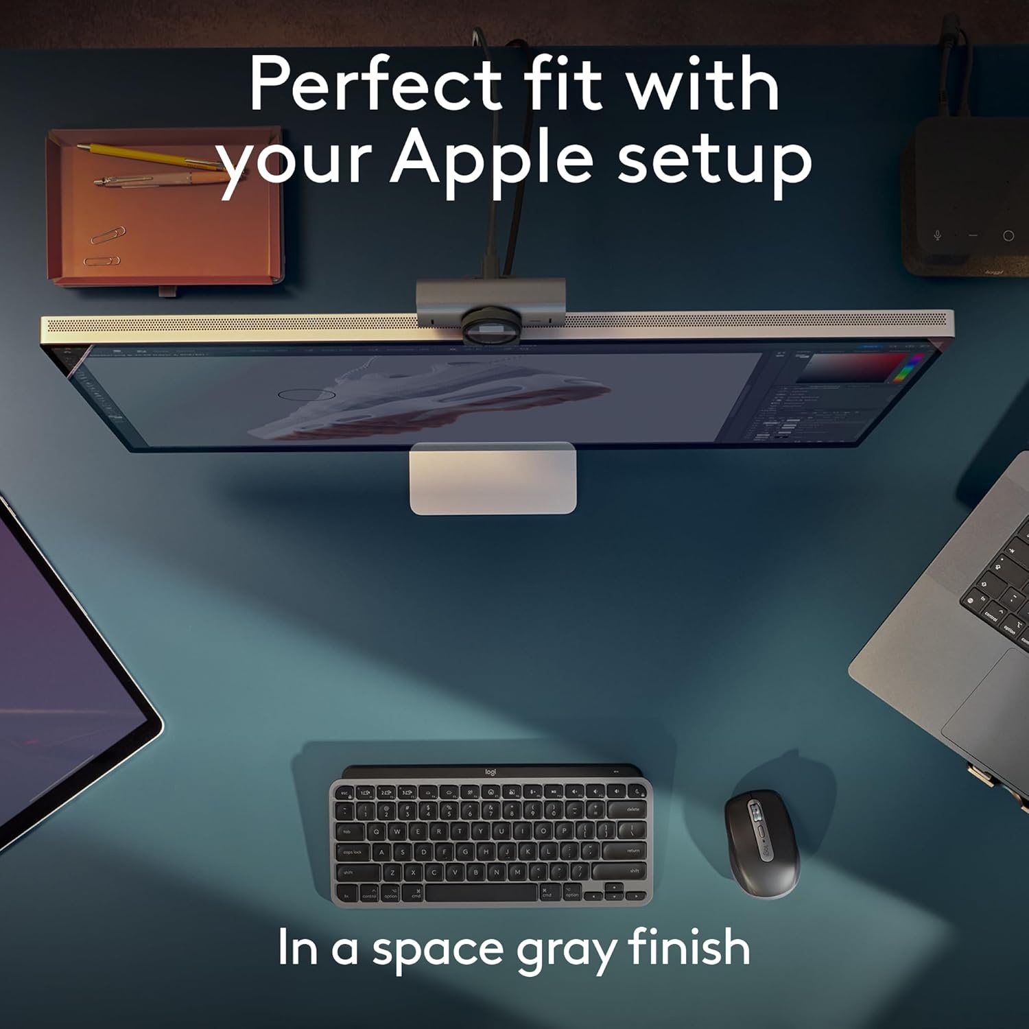 image:imageLogitech MX Keys S for Mac Wireless Keyboard Fluid Precise LaptopLike Typing Programmable Keys Backlit Bluetooth USB C Rechargeable for MacBook Pro MacBook Air iMac iPad Pale GreySpace Grey