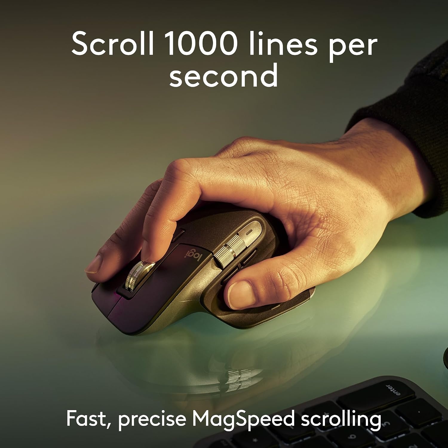 image:imageLogitech MX Keys S for Mac Wireless Keyboard Fluid Precise LaptopLike Typing Programmable Keys Backlit Bluetooth USB C Rechargeable for MacBook Pro MacBook Air iMac iPad Pale GreySpace Grey