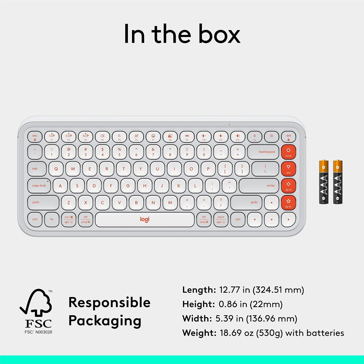 image:imageLogitech POP ICON Combo Wireless Bluetooth Keyboard and Mouse Comfortable Typing programmable Keys and Buttons Quiet clicks EasySwitch up to 3 Devices LilacWhite Orange
