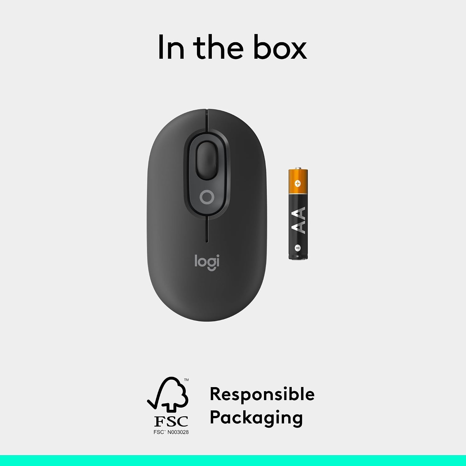 image:imageLogitech POP Mouse Compact and Portable Wireless Bluetooth Mouse with Programmable Buttons and Quiet Clicks EasySwitch Between up to 3 Devices Laptop Tablet PC OffWhiteGraphite