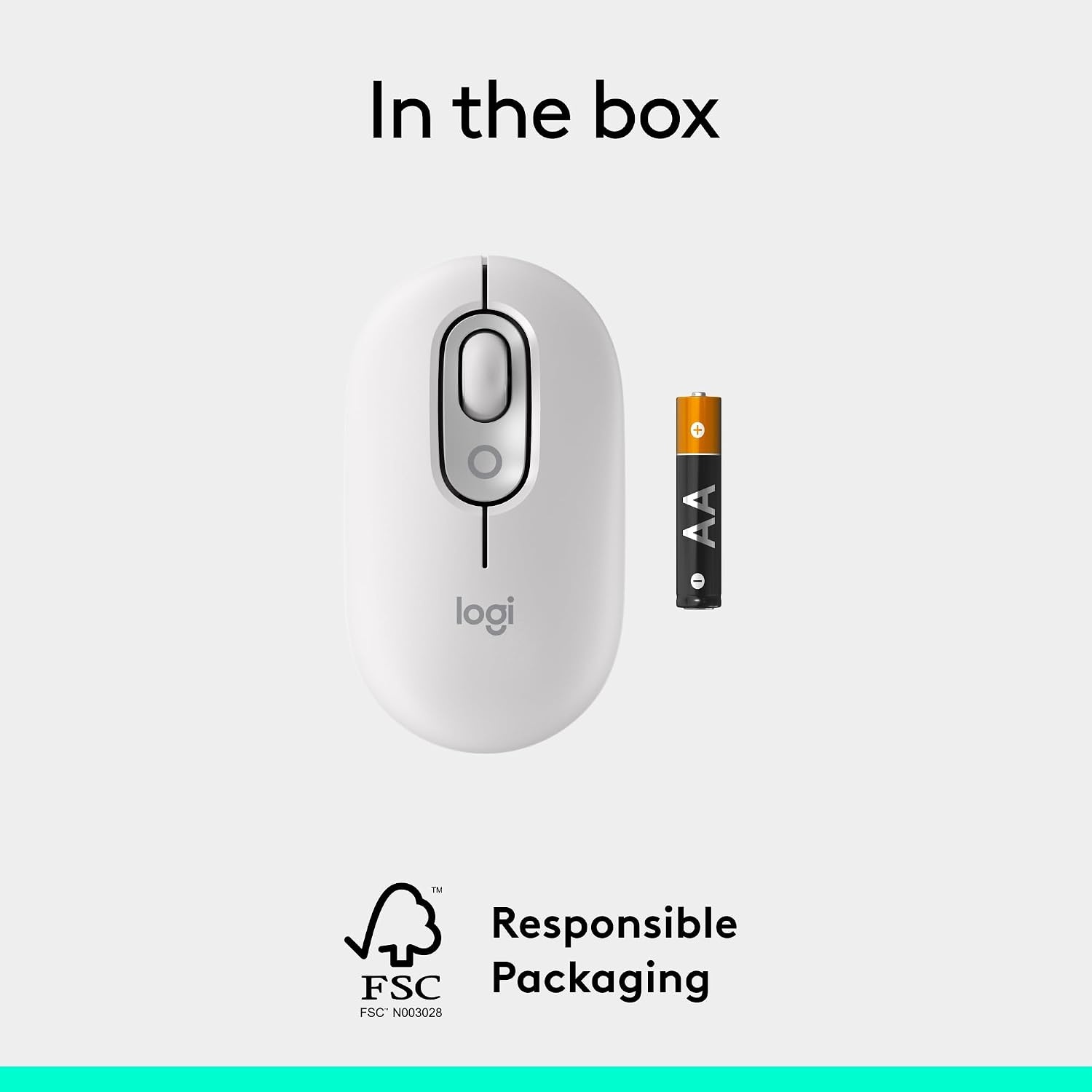 image:imageLogitech POP Mouse Compact and Portable Wireless Bluetooth Mouse with Programmable Buttons and Quiet Clicks EasySwitch Between up to 3 Devices Laptop Tablet PC OffWhiteOff White