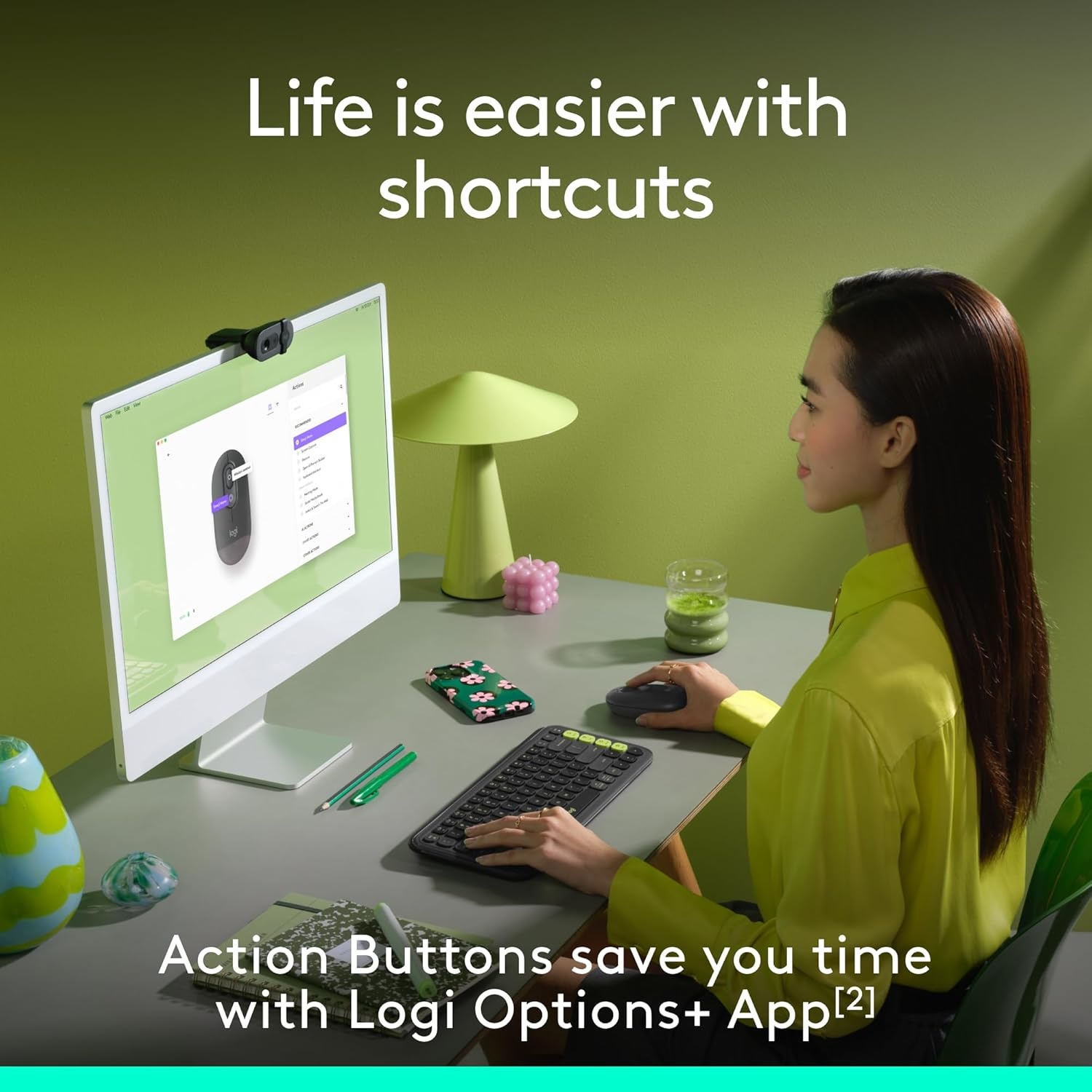 image:imageLogitech POP Mouse Compact and Portable Wireless Bluetooth Mouse with Programmable Buttons and Quiet Clicks EasySwitch Between up to 3 Devices Laptop Tablet PC OffWhiteGraphite
