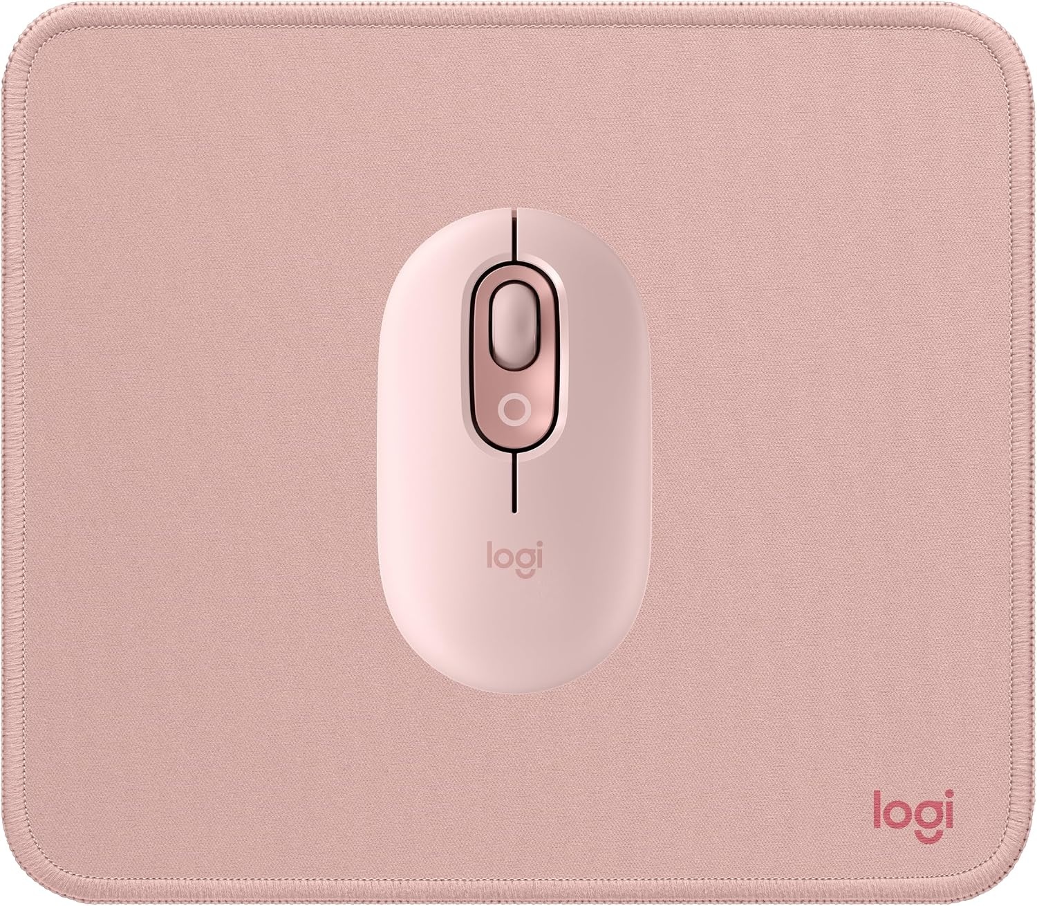 image:imageLogitech POP Mouse Compact and Portable Wireless Bluetooth Mouse with Programmable Buttons and Quiet Clicks EasySwitch Between up to 3 Devices Laptop Tablet PC OffWhiteRose