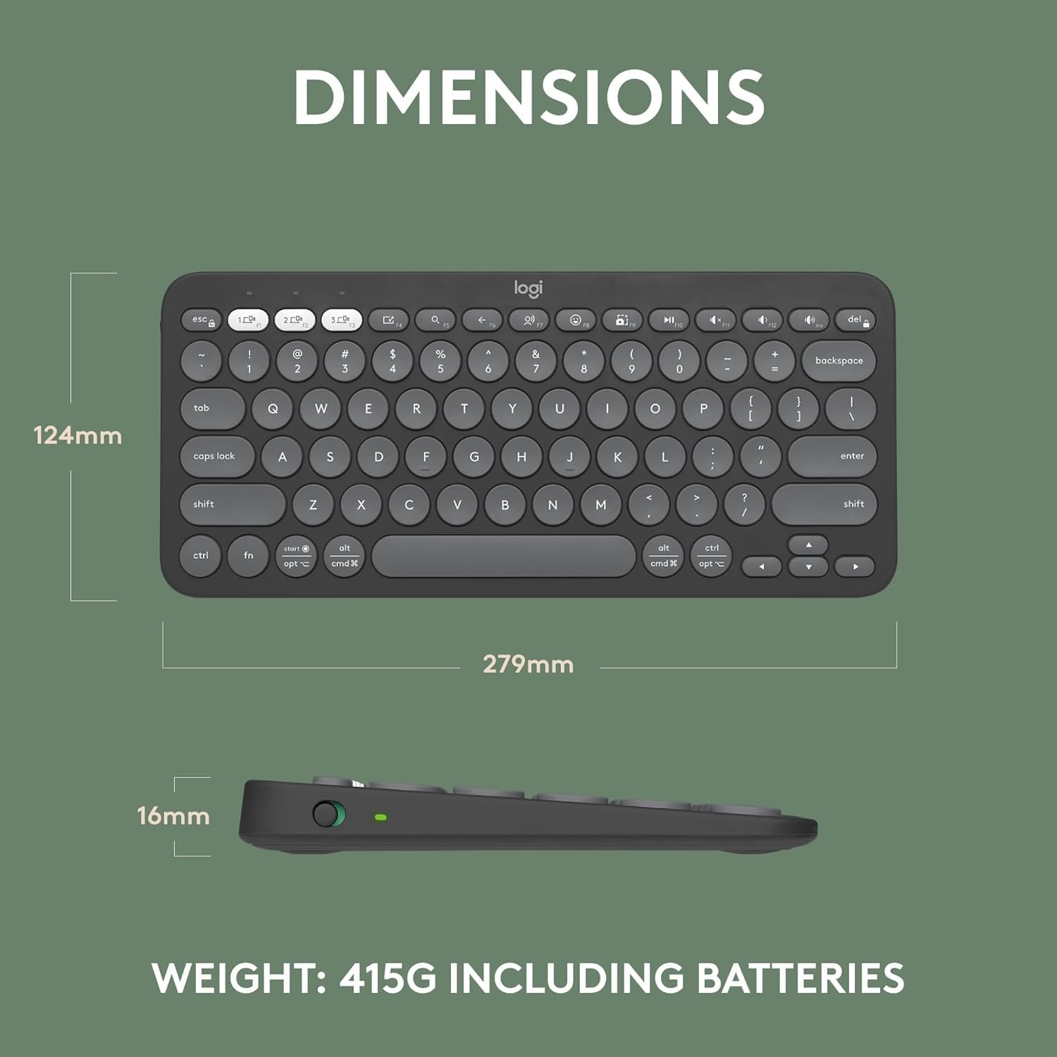 image:imageLogitech Pebble 2 Combo Wireless Keyboard and Mouse Quiet and Portable Customizable Logi Bolt Bluetooth EasySwitch for Windows macOS iPadOS Chrome Tonal RoseGraphite