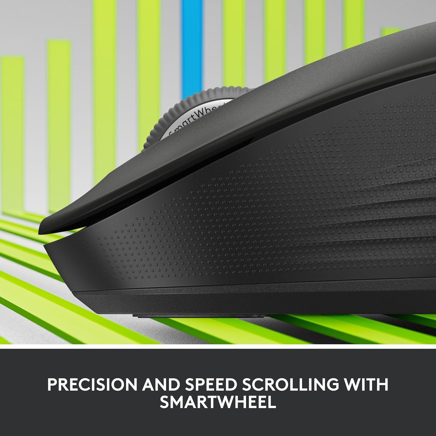 image:imageLogitech Signature M550 L Full Size Wireless Mouse for Large Sized Hands 2Year Battery Silent Clicks Bluetooth MultiDevice Compatibility BlueBlack