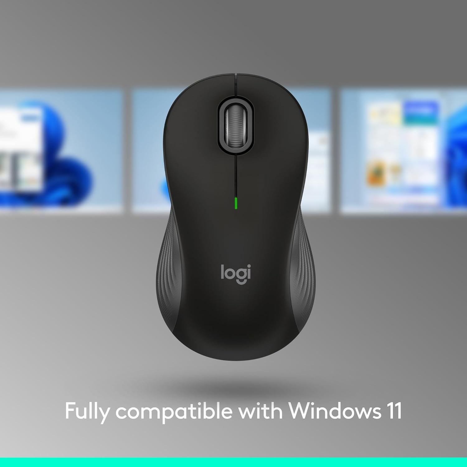 image:imageLogitech Signature M550 L Full Size Wireless Mouse for Large Sized Hands 2Year Battery Silent Clicks Bluetooth MultiDevice Compatibility BlueBlue