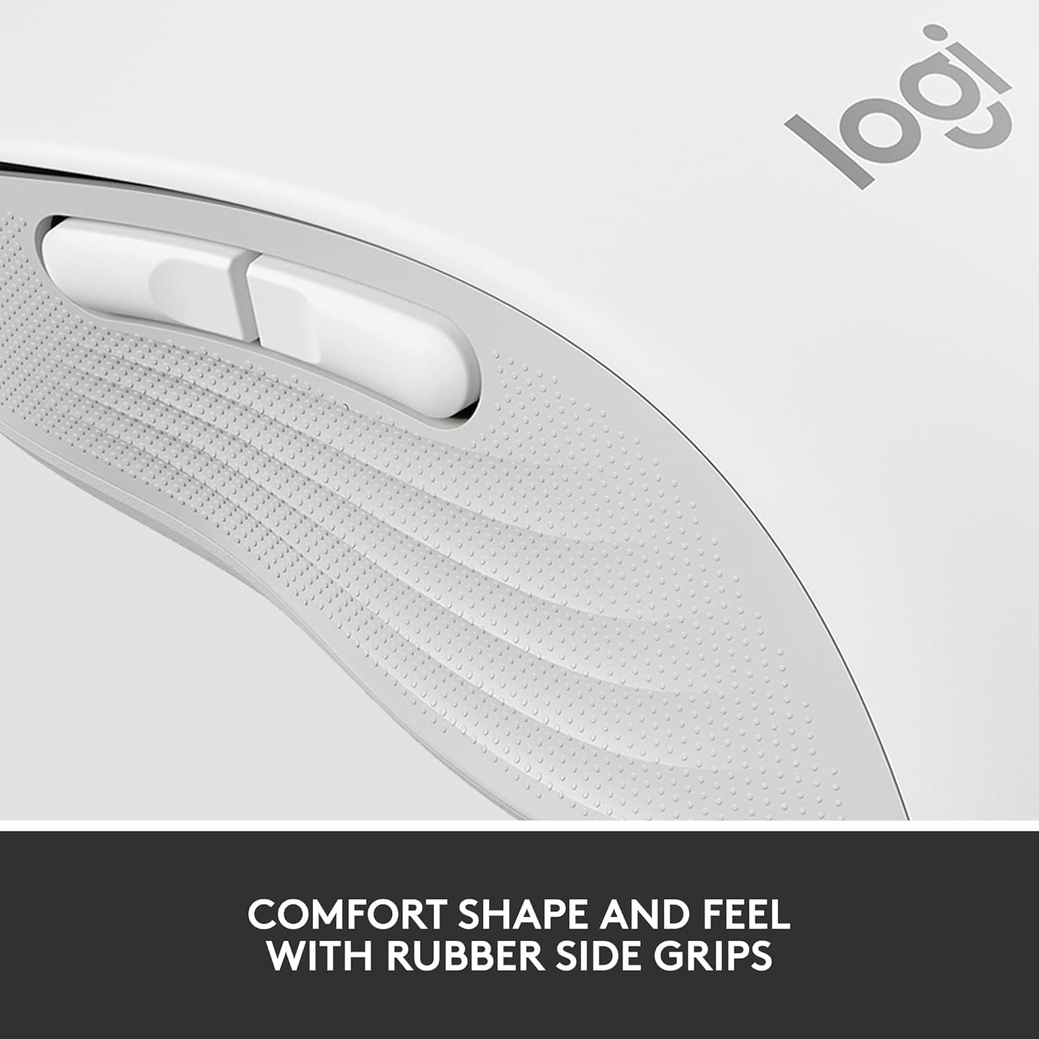image:imageLogitech Signature M650 L for Business Wireless Mouse for Large Sized Hands Logi Bolt Bluetooth SmartWheel GraphiteOff White