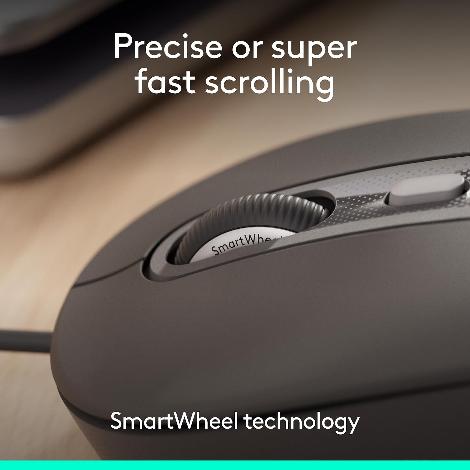 image:imageLogitech Signature Wired M520 L for Business Optical Wired Mouse USBC PlugandPlay WindowsMacChromePClaptops Graphite