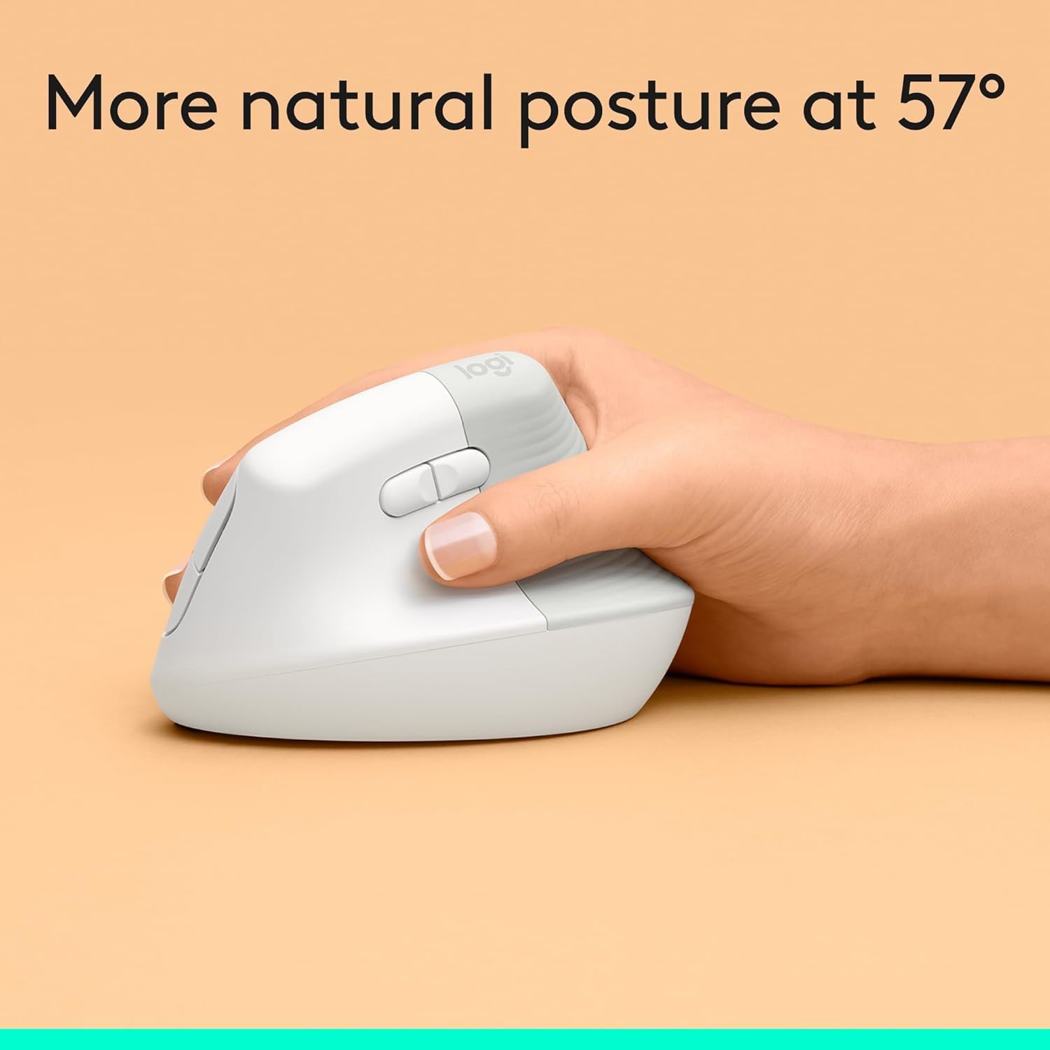 image:imageLogitech Wave Keys amp Lift Vertical Mouse Ergonomic Wireless Keyboard and Mouse Combo with Cushioned Palm Rest EasySwitch Bluetooth for MultiOS WindowsMac OffWhiteOff White