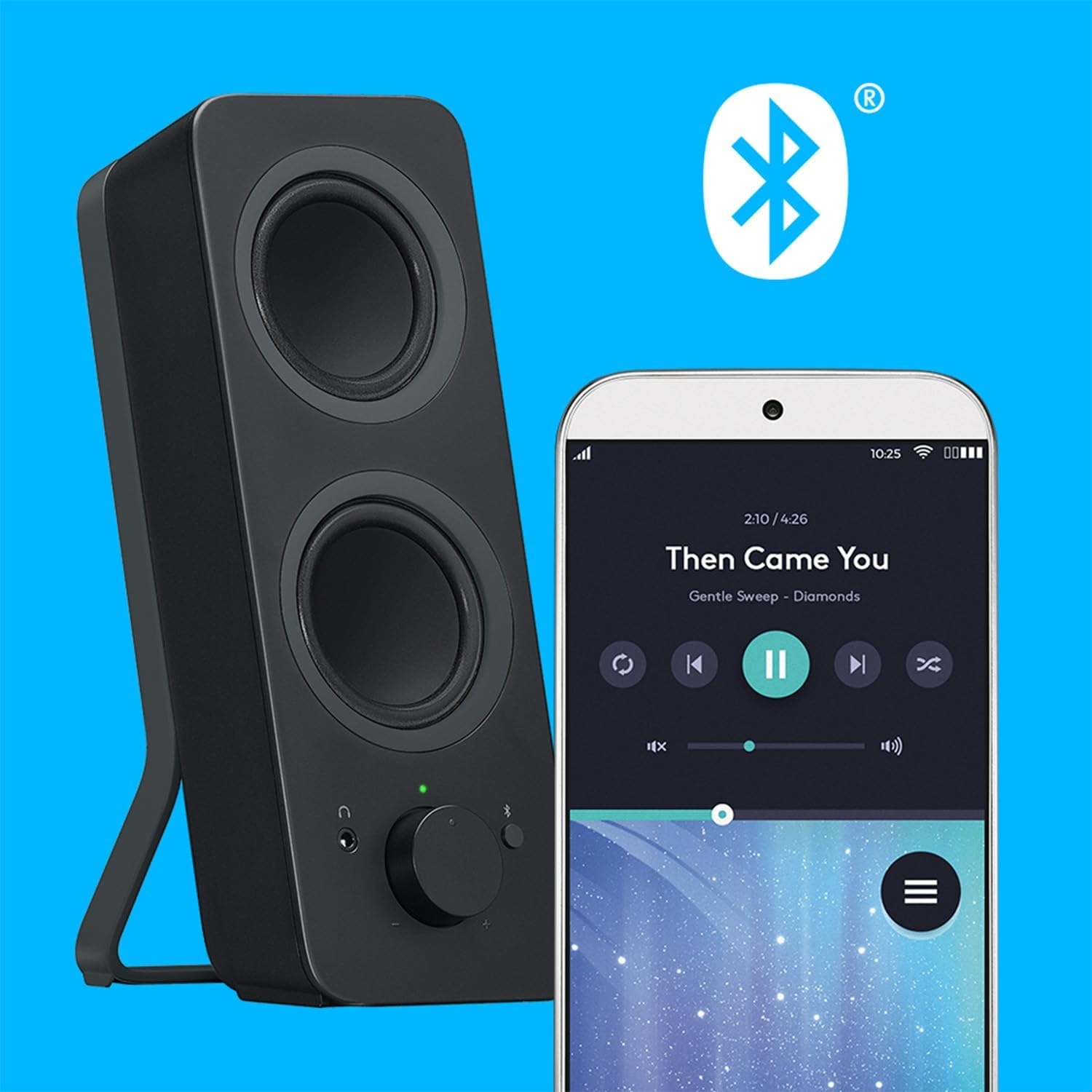 image:imageLogitech Z207 20 Stereo Computer Speakers with BluetoothBlack