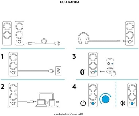 image:imageLogitech Z207 20 Stereo Computer Speakers with BluetoothBlack