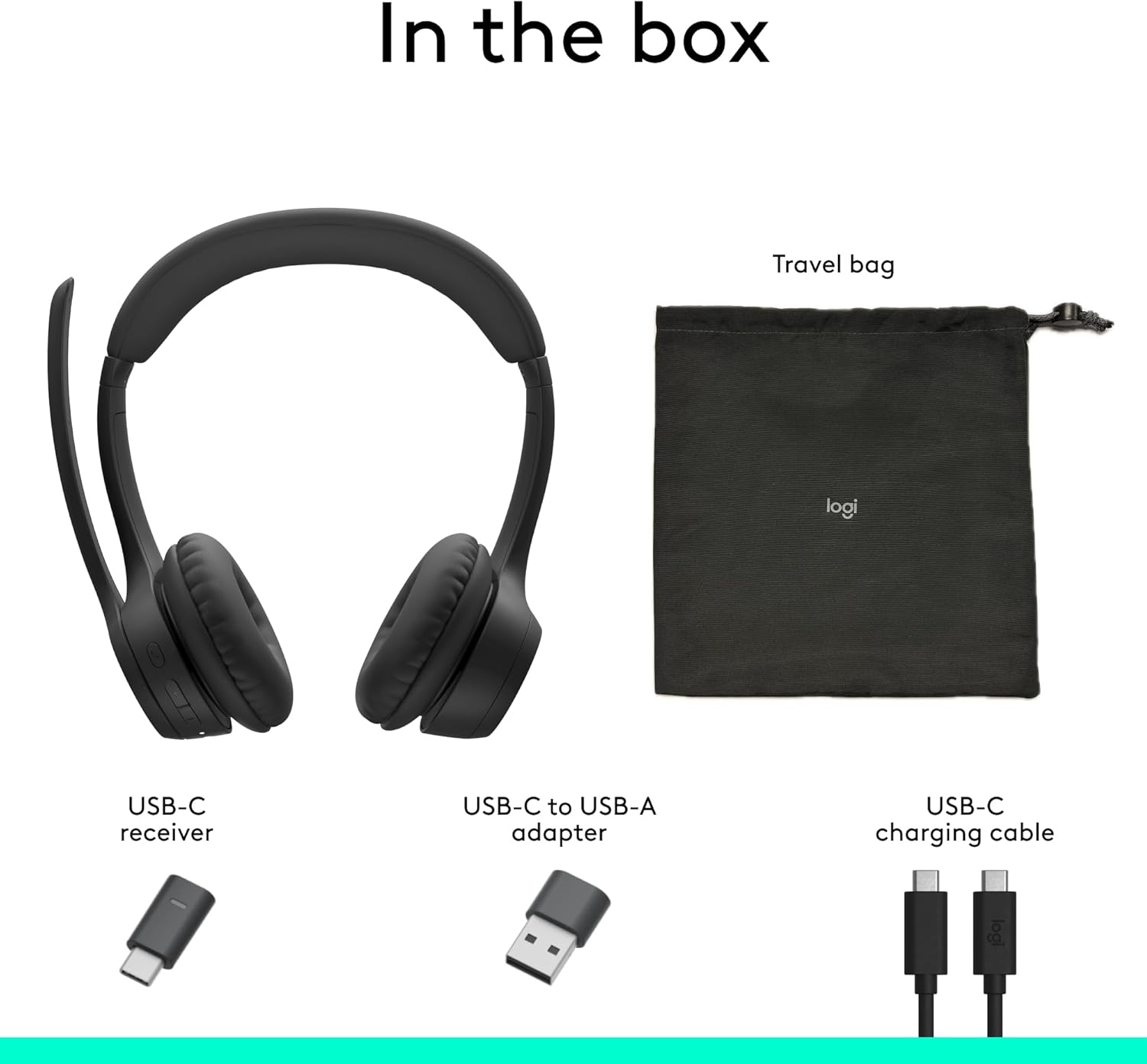 image:imageLogitech Zone 305 for Business Wireless Bluetooth Headset with Microphone for Google Meet Google Voice Zoom Compatible with Windows Mac Chrome Linux iOS iPadOS AndroidUC with dongle