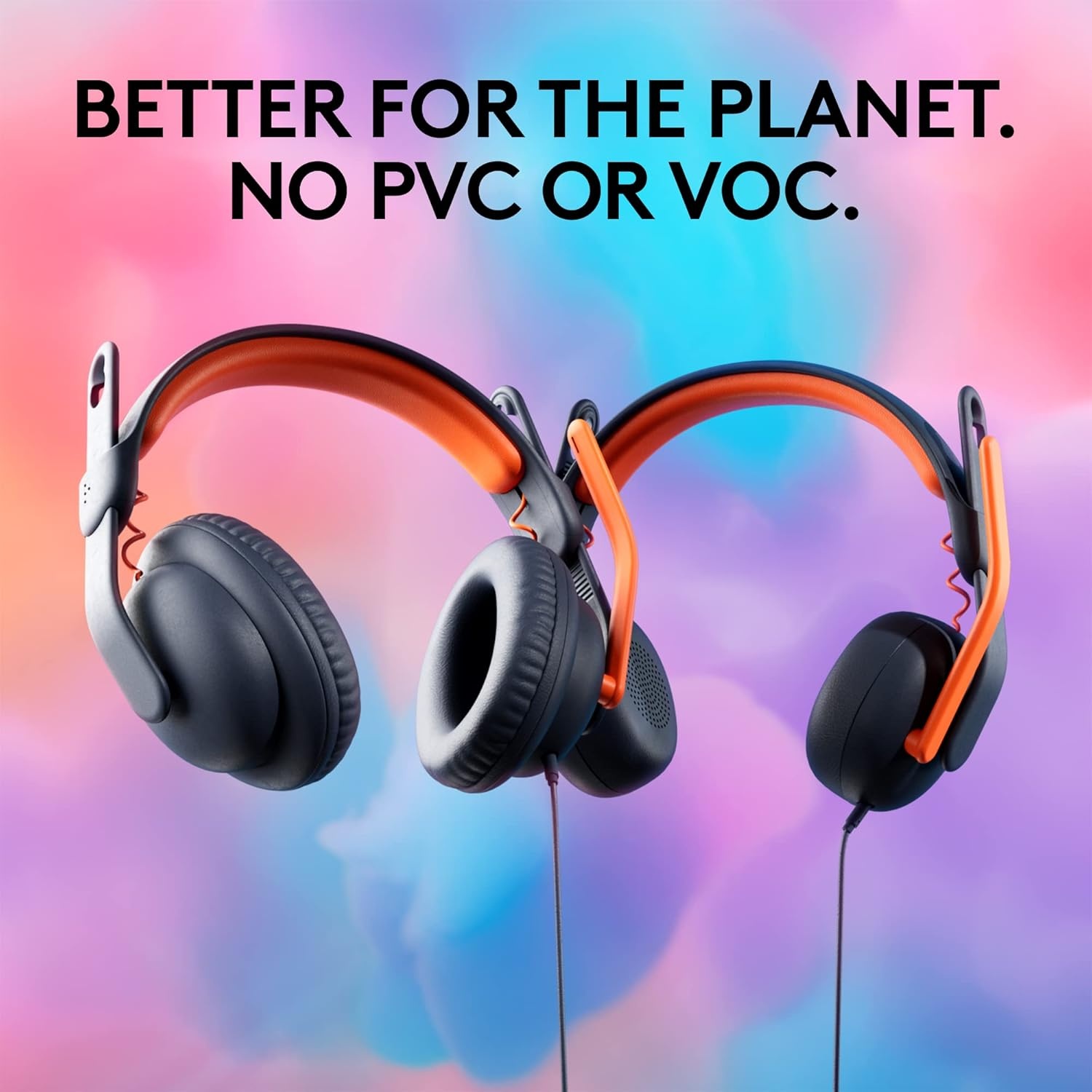 image:imageLogitech Zone Learn Wired Headsets for Learners Comfortable and Adjustable fit for Kids Replaceable Accessories Mic 35mm AUX and USBC for WindowsmacOSiPadOSAndroidMobile