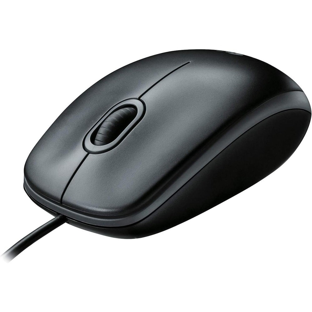 image:imageLogitech B100 Wired Mouse for Computer and Laptop USB Corded Mouse Right or Left Hand Use Black