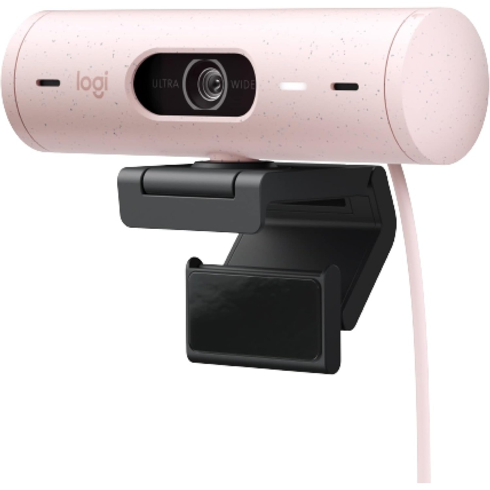 image:imageLogitech Brio 501 Full HD Webcam with Auto Light Correction Show Mode Noise Reduction Mics Privacy Cover Works with Microsoft Teams Google Meet Zoom Nintendo Switch 2 new GameChat Mode  BlackRose