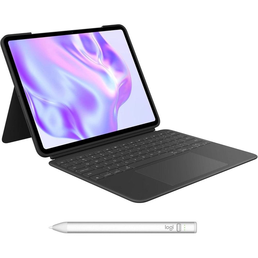 image:imageLogitech Combo Touch iPad Pro 11inch M4 amp M52024 amp 2025 Keyboard Case  Detachable Backlit Keyboard with Kickstand Comfortable Typing Multiuse Mode  Midnight BlackMidnight Black