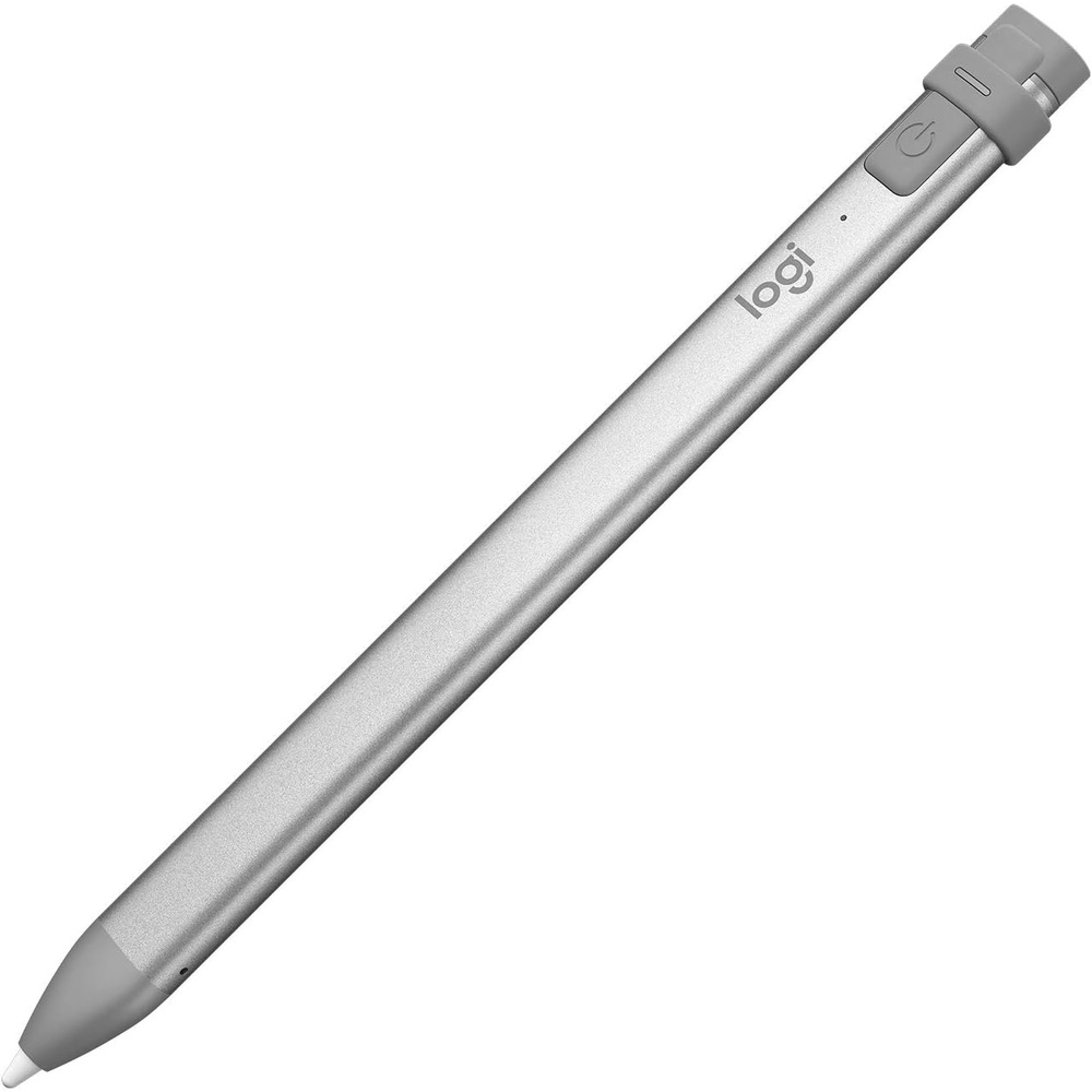 image:imageLogitech Crayon Digital Pencil for All iPads 2018 Releases and Later with Apple Pencil Technology Antiroll Design and Dynamic Smart tip OrangeGrey