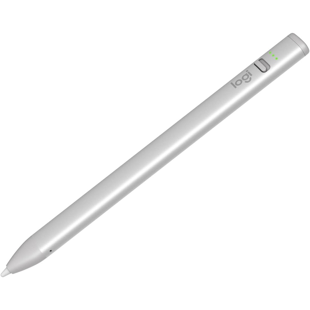 image:imageLogitech Crayon Digital Pencil for iPad iPad Models with USBC Ports Featuring Apple Pencil Technology Antiroll Design and Dynamic smart tipSilver