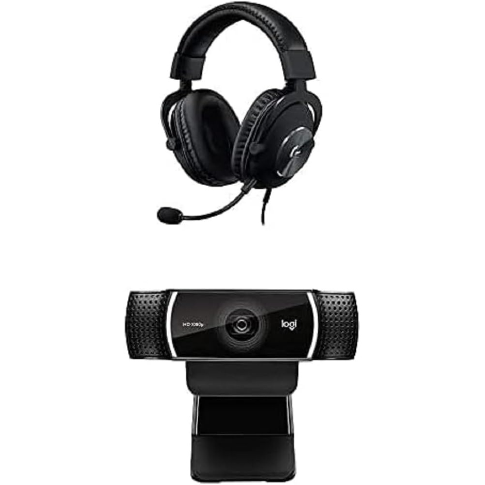 image:imageLogitech G PRO X Gaming Headset 2nd Generation with Blue Voice and Logitech C922x Pro Stream Webcam
