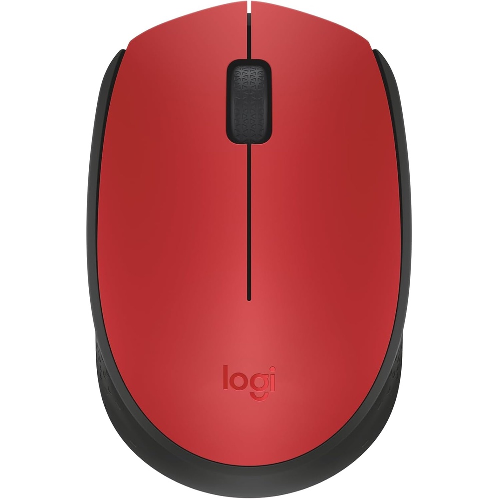 image:imageLogitech M170 Wireless Mouse for PC Mac Laptop 24 GHz with USB Mini Receiver Optical Tracking 12Months Battery Life Ambidextrous  BlueRed