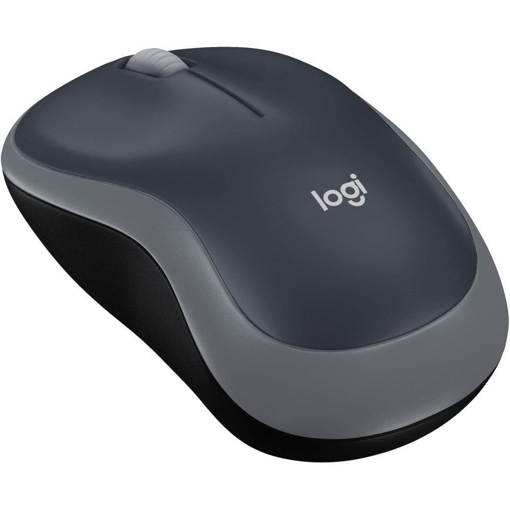 image:imageLogitech M185 Wireless Mouse 24GHz with USB Mini Receiver 12Month Battery Life 1000 DPI Optical Tracking Ambidextrous Compatible with PC Mac Laptop  Swift GreySwift Grey