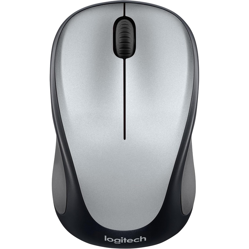 image:imageLogitech M317 Wireless Mouse 24 GHz with USB Receiver 1000 DPI Optical Tracking 12 Month Battery Compatible with PC Mac Laptop Chromebook  RedLight Steel