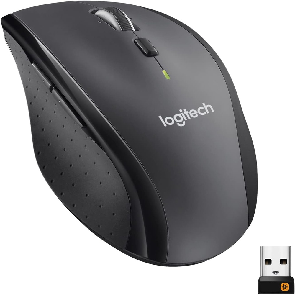 image:imageLogitech M720 Triathlon MultiDevice Wireless Mouse Bluetooth USB Unifying Receiver 1000 DPI 6 Programmable Buttons 2Year Battery Compatible with Laptop PC Mac iPadOS BlackM705
