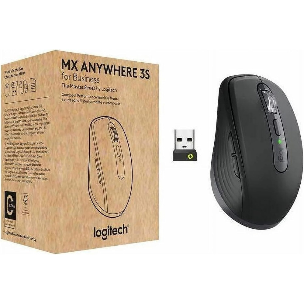 image:imageLogitech MX Anywhere 3S for Business Compact Wireless Mouse Renewed