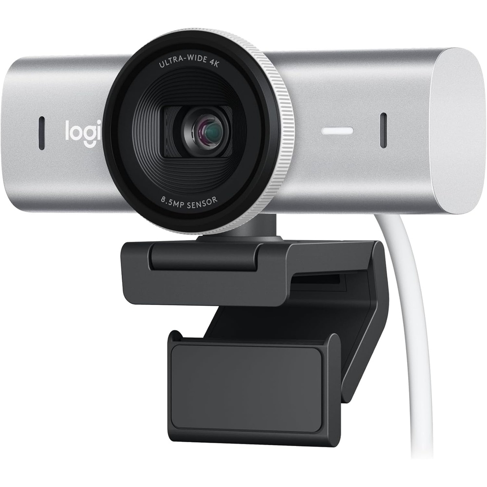 image:imageLogitech MX Brio Ultra HD 4K Webcam for Collaboration and Streaming 1080p 60 FPS Show Mode Works with Microsoft Teams Zoom Google Meet Nintendo Switch 2 GraphitePale Grey