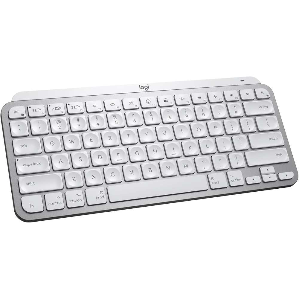 image:imageLogitech MX Keys S for Mac Wireless Keyboard Fluid Precise LaptopLike Typing Programmable Keys Backlit Bluetooth USB C Rechargeable for MacBook Pro MacBook Air iMac iPad Pale GreyPale Grey