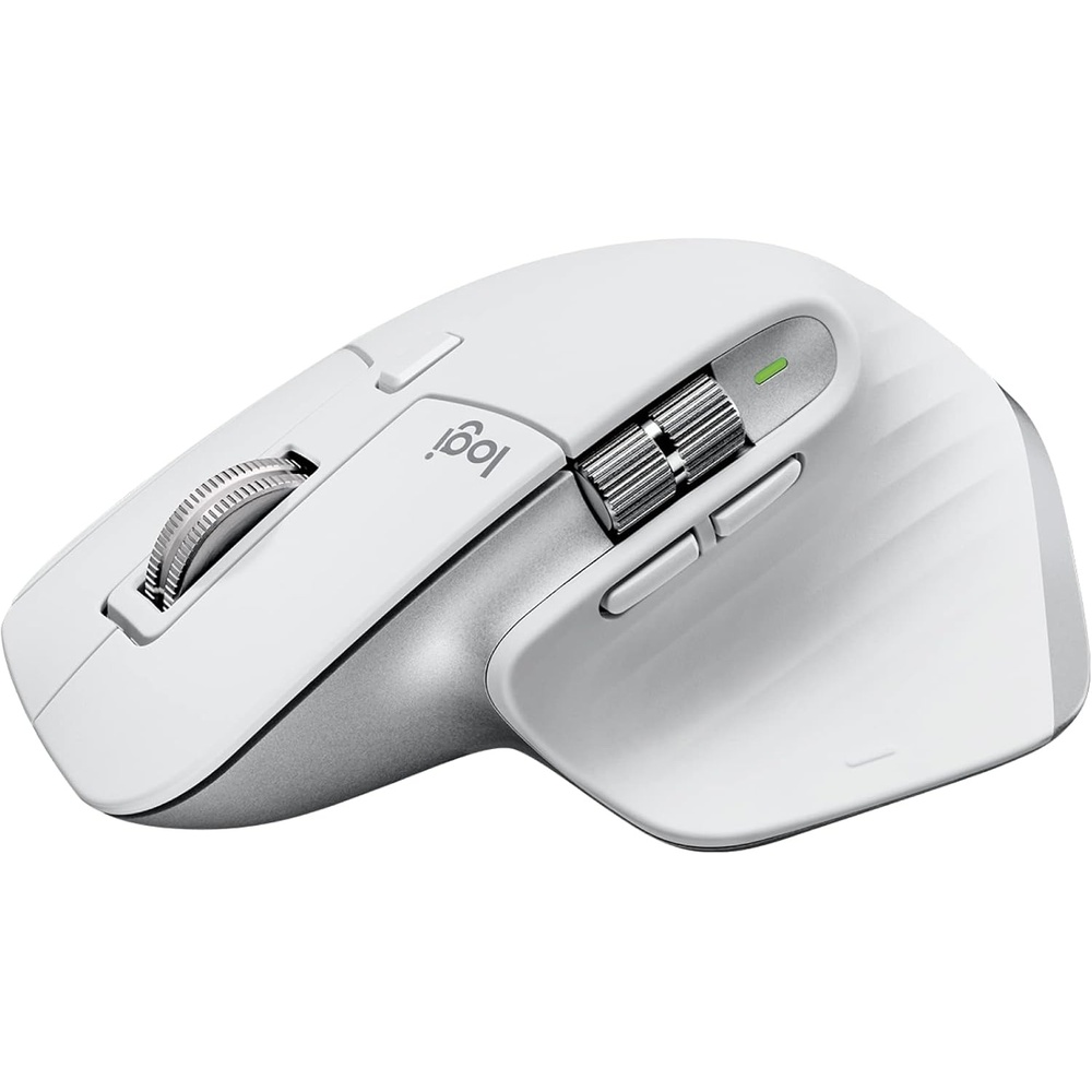 image:imageLogitech MX Master 3S Wireless Mouse Standard Edition with Logi Bolt USB Receiver UltraFast Scrolling Ergo 8K DPI Track on Glass Quiet Clicks USBC Bluetooth Windows Linux Chrome Pale Grey