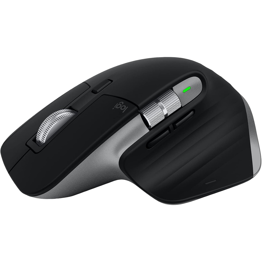 image:imageLogitech MX Master 3S for Mac  Wireless Bluetooth Mouse with UltraFast Scrolling Ergo 8K DPI Quiet Clicks Track on Glass Customization USBC Apple iPad  Space GreySpace Grey