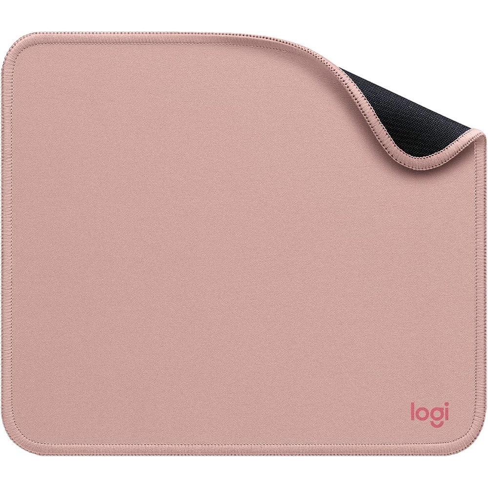 image:imageLogitech Mouse Pad Studio Series Computer Mouse Mat with AntiSlip Rubber Base Easy Gliding SpillResistant Surface Durable Materials Portable in a Fresh Modern Design GraphiteDarker Rose