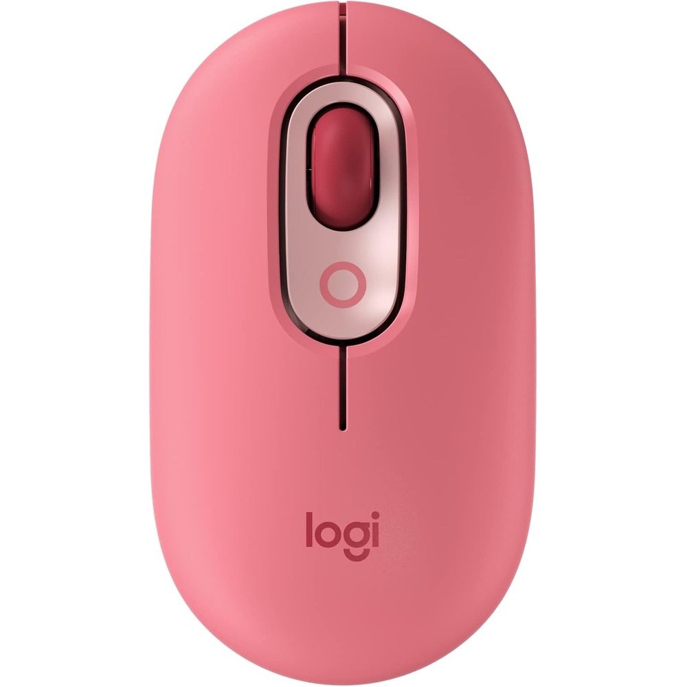 image:imageLogitech POP Mouse Compact and Portable Wireless Bluetooth Mouse with Programmable Buttons and Quiet Clicks EasySwitch Between up to 3 Devices Laptop Tablet PC OffWhiteHeartbreaker Rose