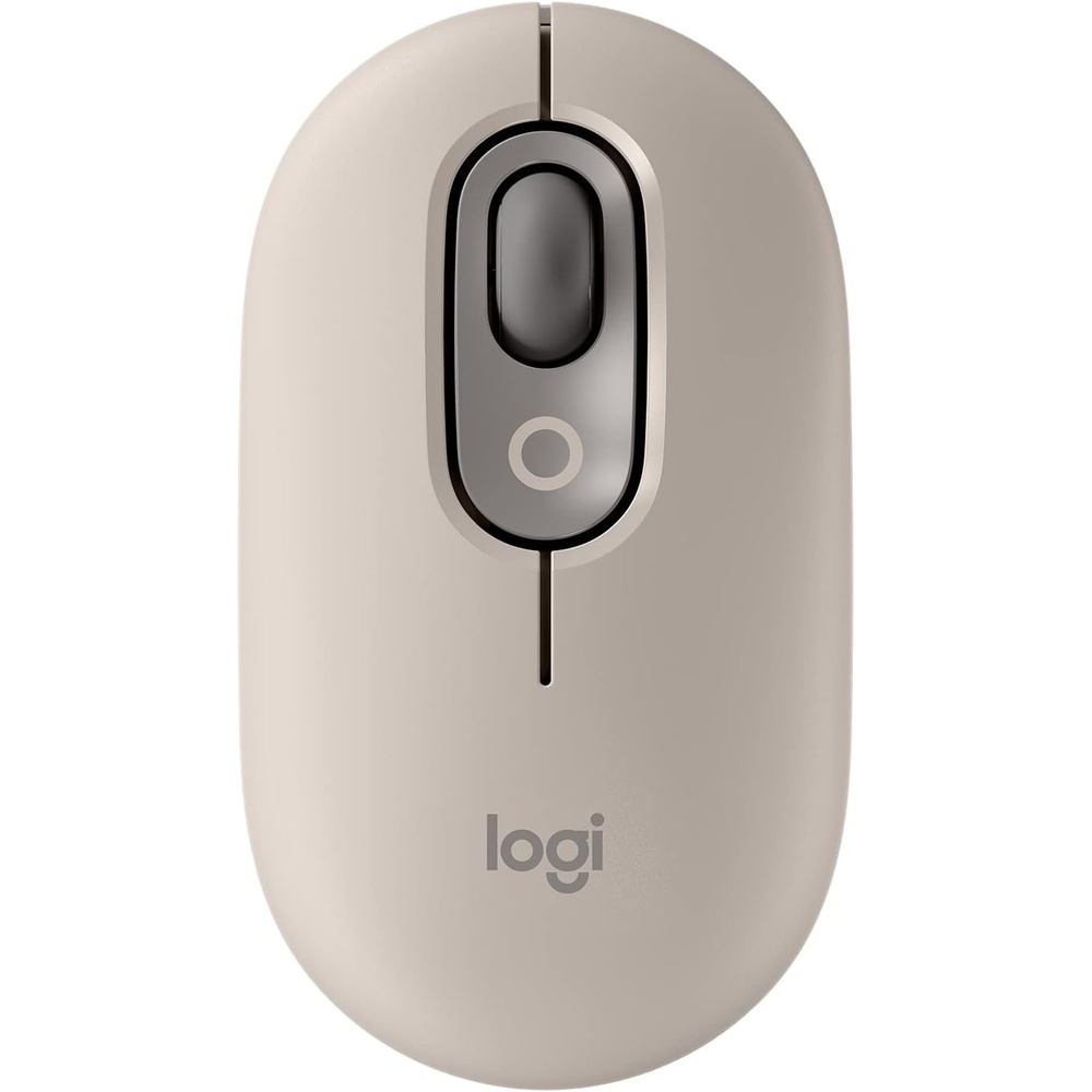 image:imageLogitech POP Mouse Compact and Portable Wireless Bluetooth Mouse with Programmable Buttons and Quiet Clicks EasySwitch Between up to 3 Devices Laptop Tablet PC OffWhiteMist
