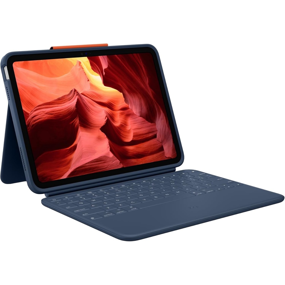 image:imageLogitech Rugged Combo 4 for iPad 10th Generation Protective Keyboard Case with Smart Connector and Durable SpillProof Keyboard