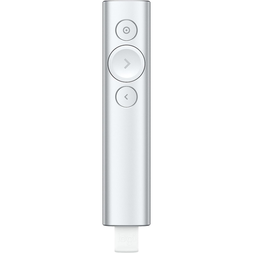 image:imageLogitech Spotlight Presentation Remote  Universal Wireless Presentation Clicker with Laser Pointer Advanced Digital Highlighting Bluetooth 30 m Range and Quick Charging  BlackSilver