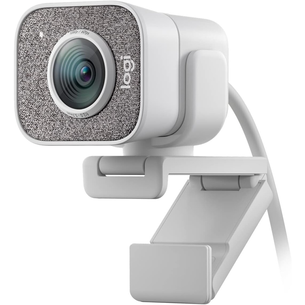image:imageLogitech StreamCam  Webcam for Live Streaming on YouTube and Twitch Full HD 1080p at 60fps USBC Connection Facial Tracking Autofocus Vertical Videos Light GreyWhite