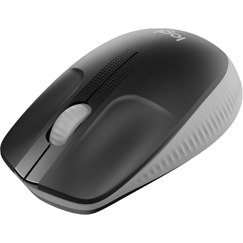 image:imageLogitech Wireless Mouse M190 Full Size Ambidextrous Curve Design 18Month Battery with Power Saving Mode Precise Cursor Control amp Scrolling Wide Scroll Wheel Thumb Grips Mid Grey